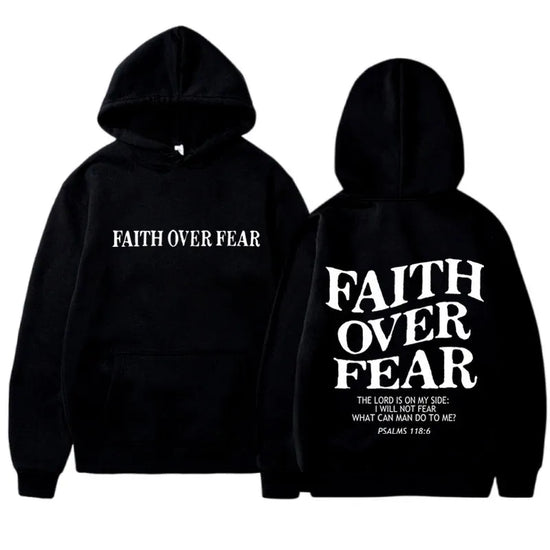 Faith Over Fear Design Hoodie
