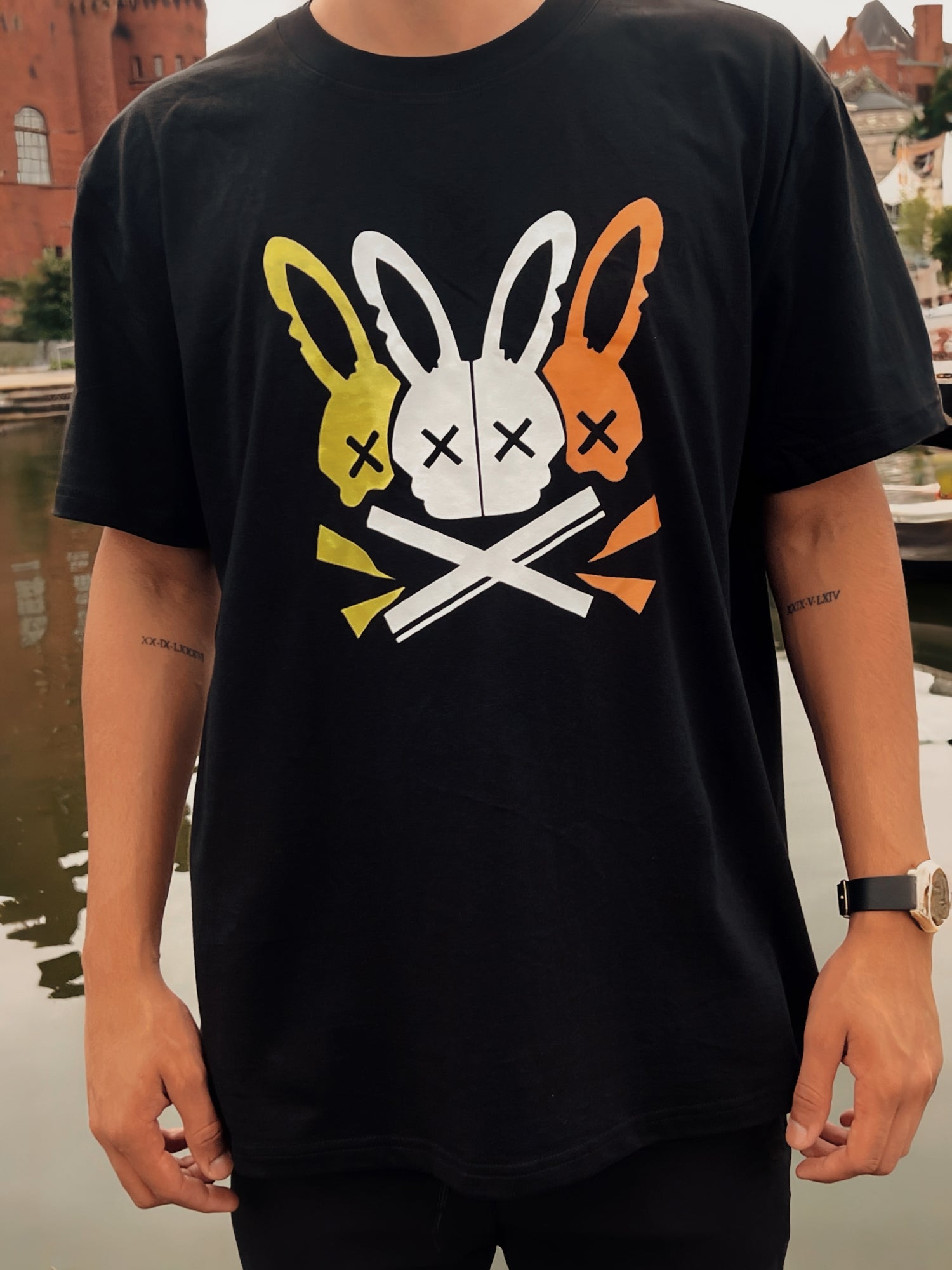 Artistic Rabit Graphic T-Shirt