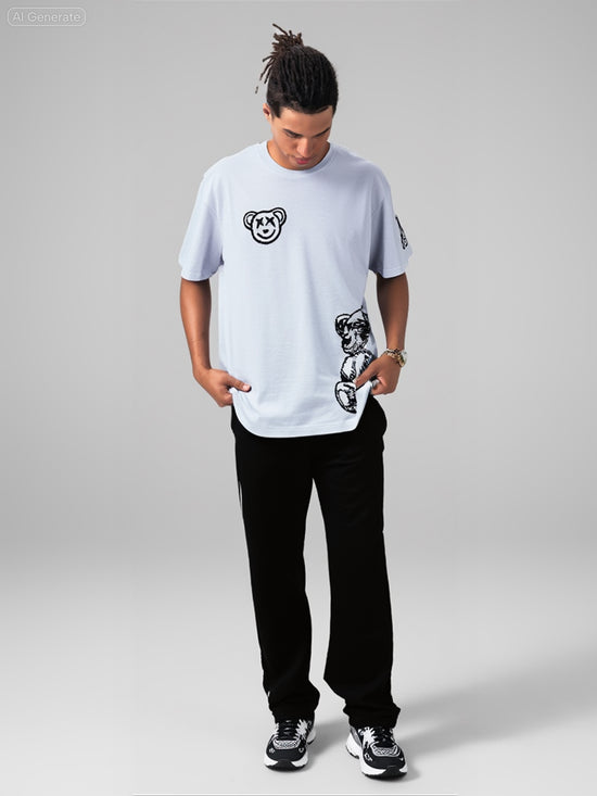 Oversized Bear Print T-Shirt