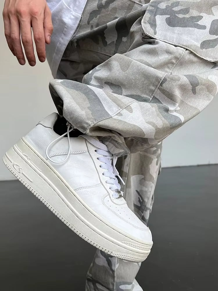 Male Trousers Camouflage Straight Men&