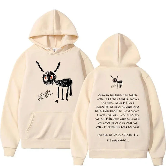 Rapper Drake Fashion Casual Hooded Streetwear Letter Hoodie Men&