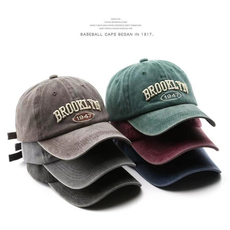 Retro Brooklyn Embroidered Hat