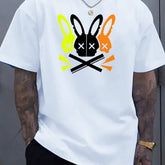 Bunny Skull Graphic T-Shirt