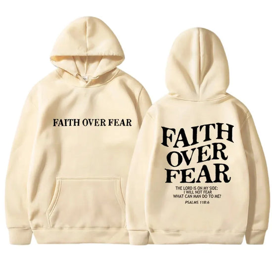 Faith Over Fear Design Hoodie
