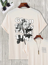 Good Things Take Time Men Cotton T-Shirt Luxury