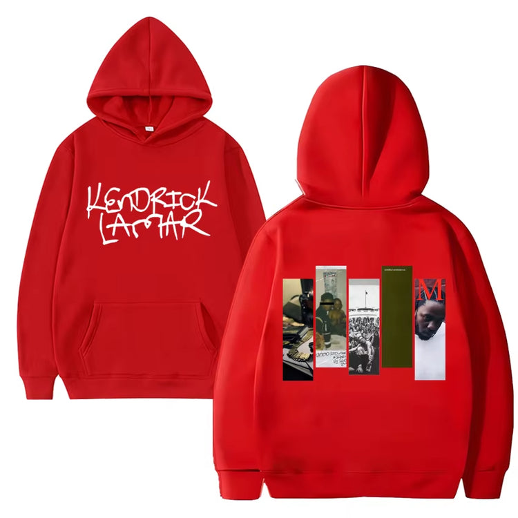 Rapper Kendrick Lamar Album Print Hoodie Men Women Hip Hop Fashion Fleece Casual Sweatshirts Unisex High Quality Pullovers