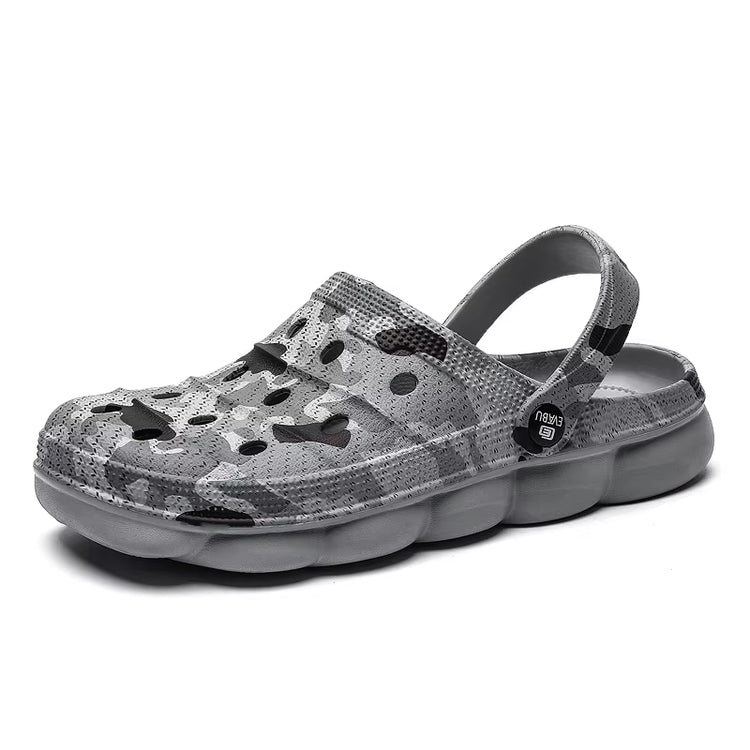 2022 Mens Sandals Womens Mules Summer Non-Slip New Hole Shoes Clogs EVA Garden Shoes Girl Boy Female Beach Flat Male Slippers