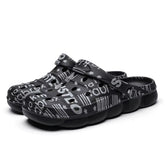 2022 Mens Sandals Womens Mules Summer Non-Slip New Hole Shoes Clogs EVA Garden Shoes Girl Boy Female Beach Flat Male Slippers
