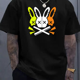 Bunny Skull Graphic T-Shirt