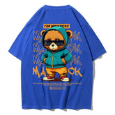 Cotton Fashion Bear Pattern Printed Men&