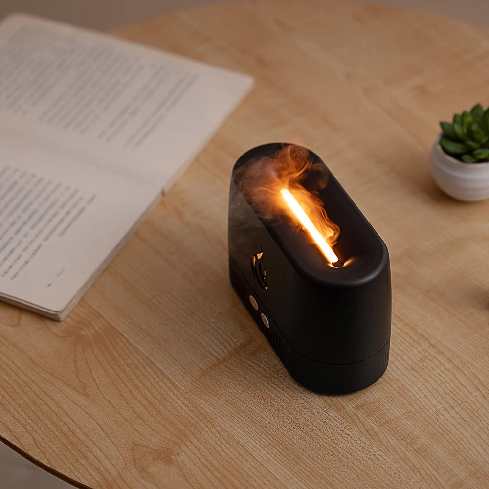 Aesthetic Flame Humidifier LED Scented 