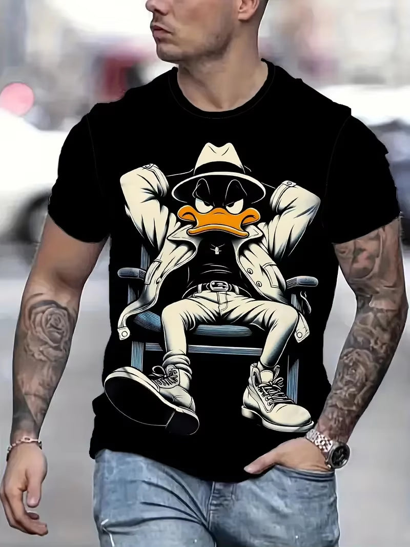Cartoon Print Graphic T-Shirt