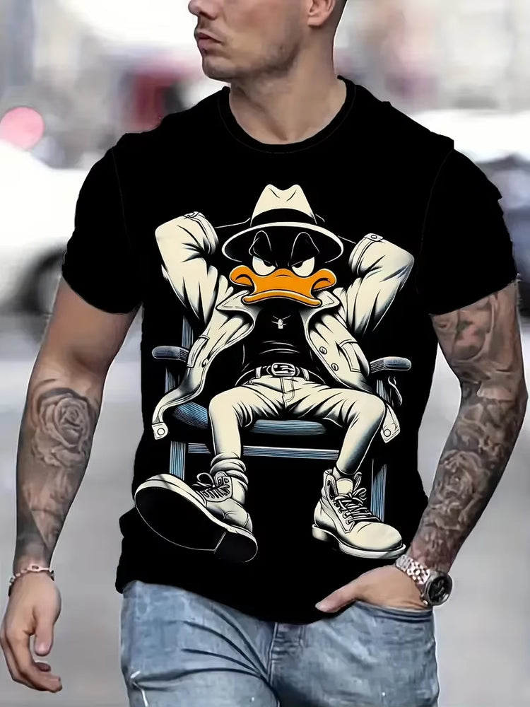 Cartoon Print Graphic T-Shirt