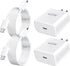 USB-Type C Charging Block and Cable (2 Pack)