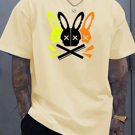 Bunny Skull Graphic T-Shirt
