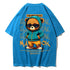 Cotton Fashion Bear Pattern Printed Men&