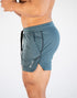 Mens Gym Training Shorts Men Sports Casual Clothing Fitness Workout Running Grid Quick-Drying Compression Shorts Athletics