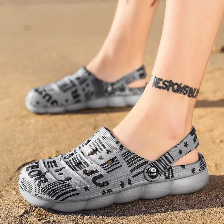 2022 Mens Sandals Womens Mules Summer Non-Slip New Hole Shoes Clogs EVA Garden Shoes Girl Boy Female Beach Flat Male Slippers