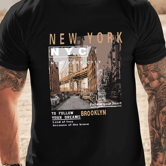 Comfy Casual New York Bridge T-Shirt
