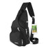 Men’s Waterproof Multi-Pocket Crossbody Sling Bag