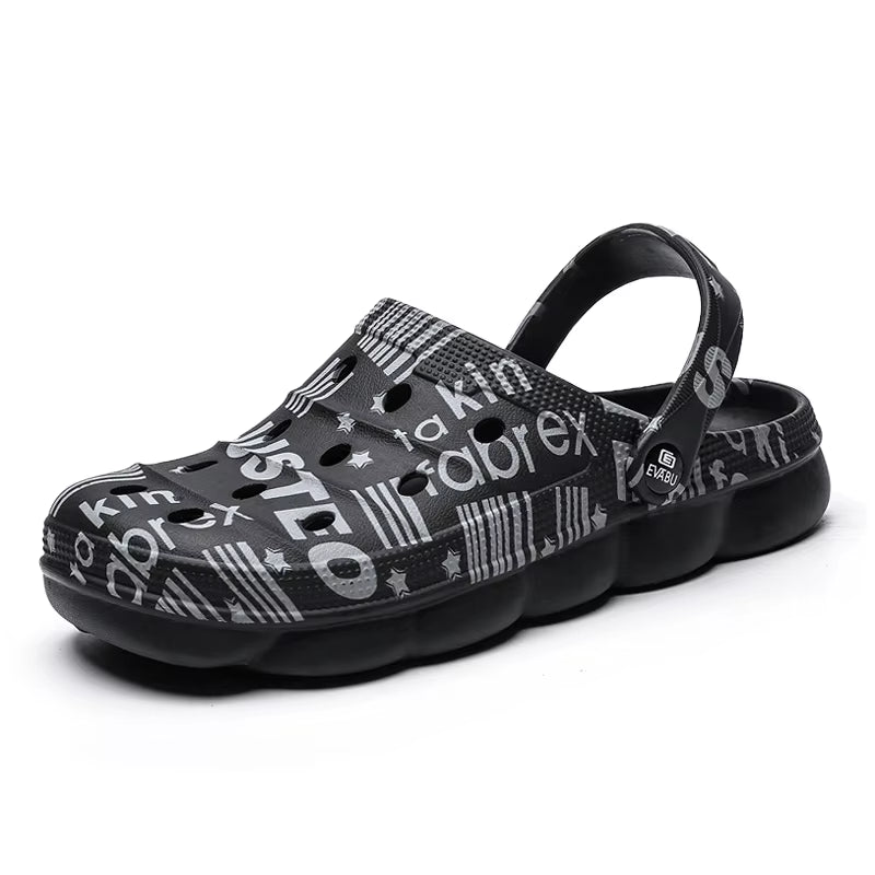 2022 Mens Sandals Womens Mules Summer Non-Slip New Hole Shoes Clogs EVA Garden Shoes Girl Boy Female Beach Flat Male Slippers