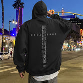 Proverbs 3:5-6 Inspirational Oversized Hoodie