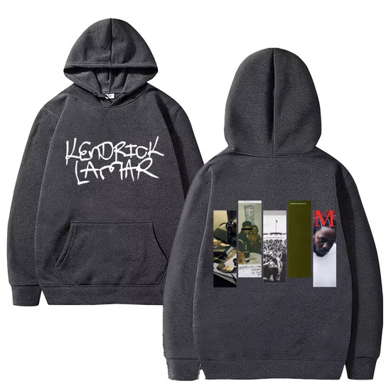 Rapper Kendrick Lamar Album Print Hoodie Men Women Hip Hop Fashion Fleece Casual Sweatshirts Unisex High Quality Pullovers