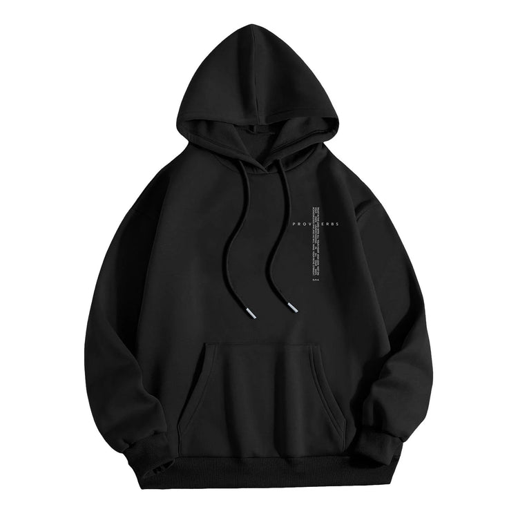 Proverbs 3:5-6 Inspirational Oversized Hoodie