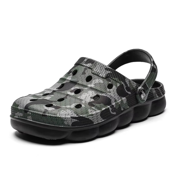 2022 Mens Sandals Womens Mules Summer Non-Slip New Hole Shoes Clogs EVA Garden Shoes Girl Boy Female Beach Flat Male Slippers