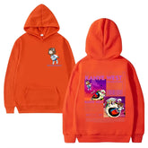New Kanye West Graduation Bear Graphics Hoodie Men Women Long Sleeve Top Bodywarmer Sweatshirt Unisex Oversized Hood Streetwear