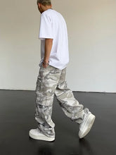 Male Trousers Camouflage Straight Men&