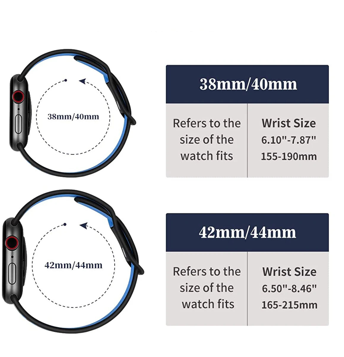 Apple Watch Silicone Adjustable Breathable Band
