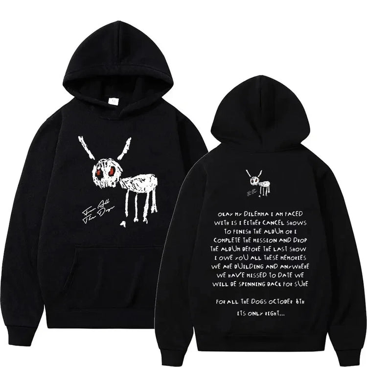 Rapper Drake Fashion Casual Hooded Streetwear Letter Hoodie Men&
