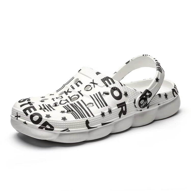 2022 Mens Sandals Womens Mules Summer Non-Slip New Hole Shoes Clogs EVA Garden Shoes Girl Boy Female Beach Flat Male Slippers