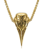 Crow Head Necklace Men&