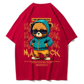 Cotton Fashion Bear Pattern Printed Men&