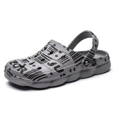 2022 Mens Sandals Womens Mules Summer Non-Slip New Hole Shoes Clogs EVA Garden Shoes Girl Boy Female Beach Flat Male Slippers