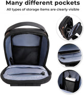 Men’s Sling Classic Crossbody Shoulder Bag With Charging Port