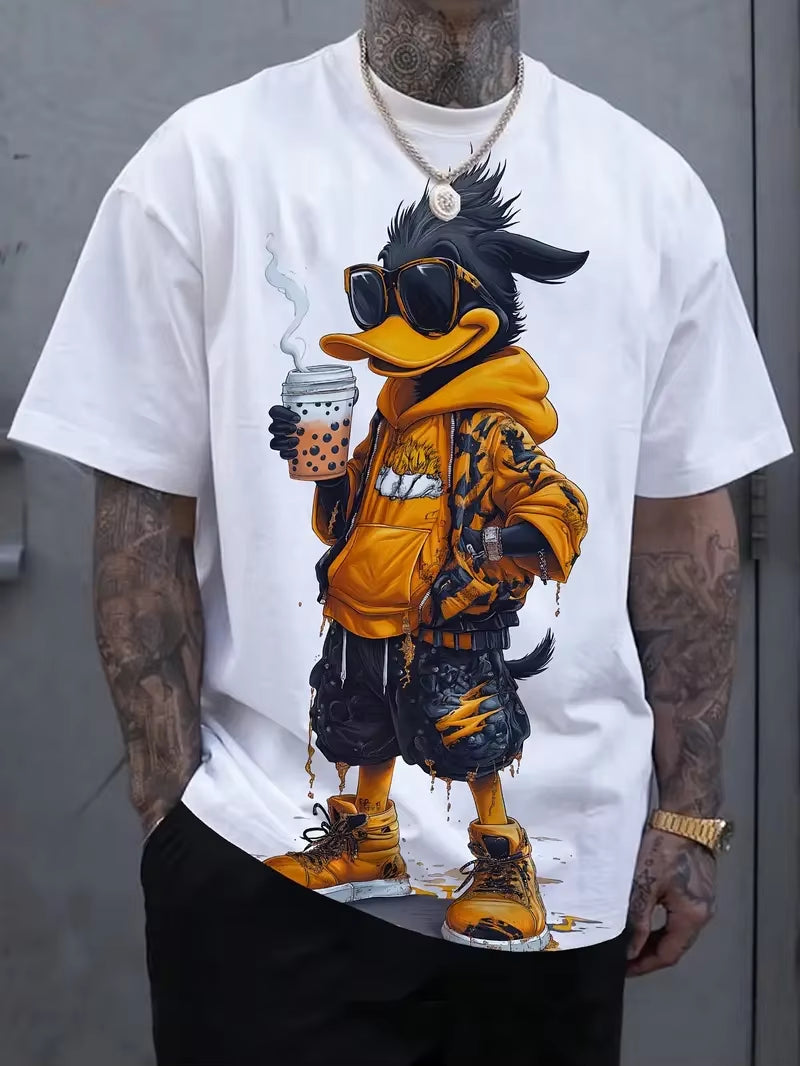 Cartoon Print Graphic T-Shirt