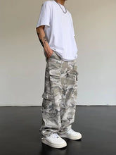 Male Trousers Camouflage Straight Men&